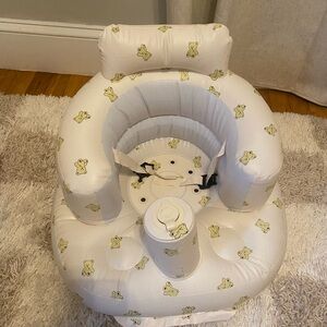 Inflatable Baby Seat with Bear Print